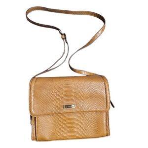 Liz Claiborne reptile print crossbody